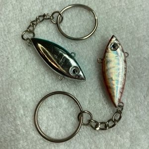 Fish lure keychains